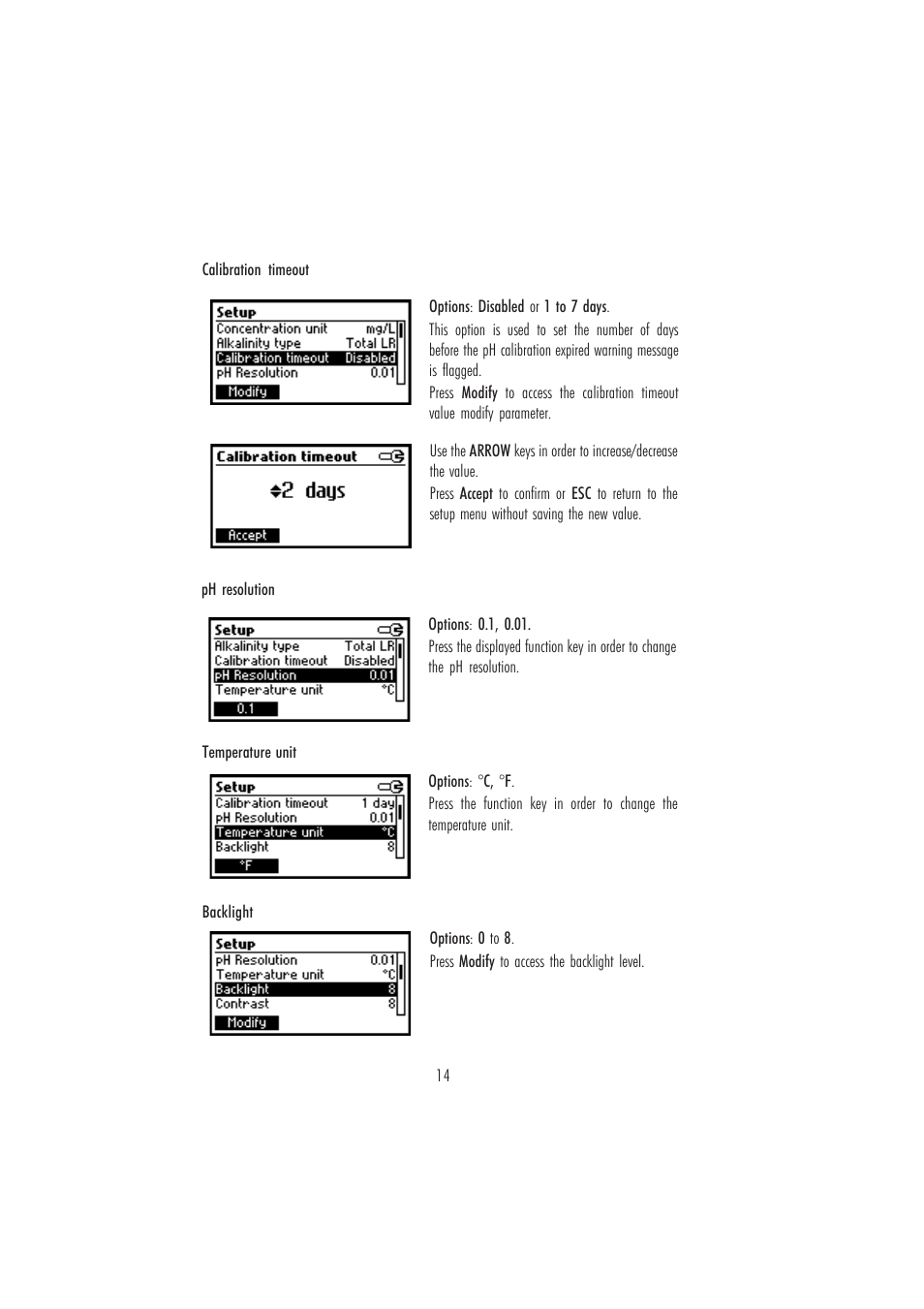Hanna Instruments HI 84431 User Manual | Page 14 / 44