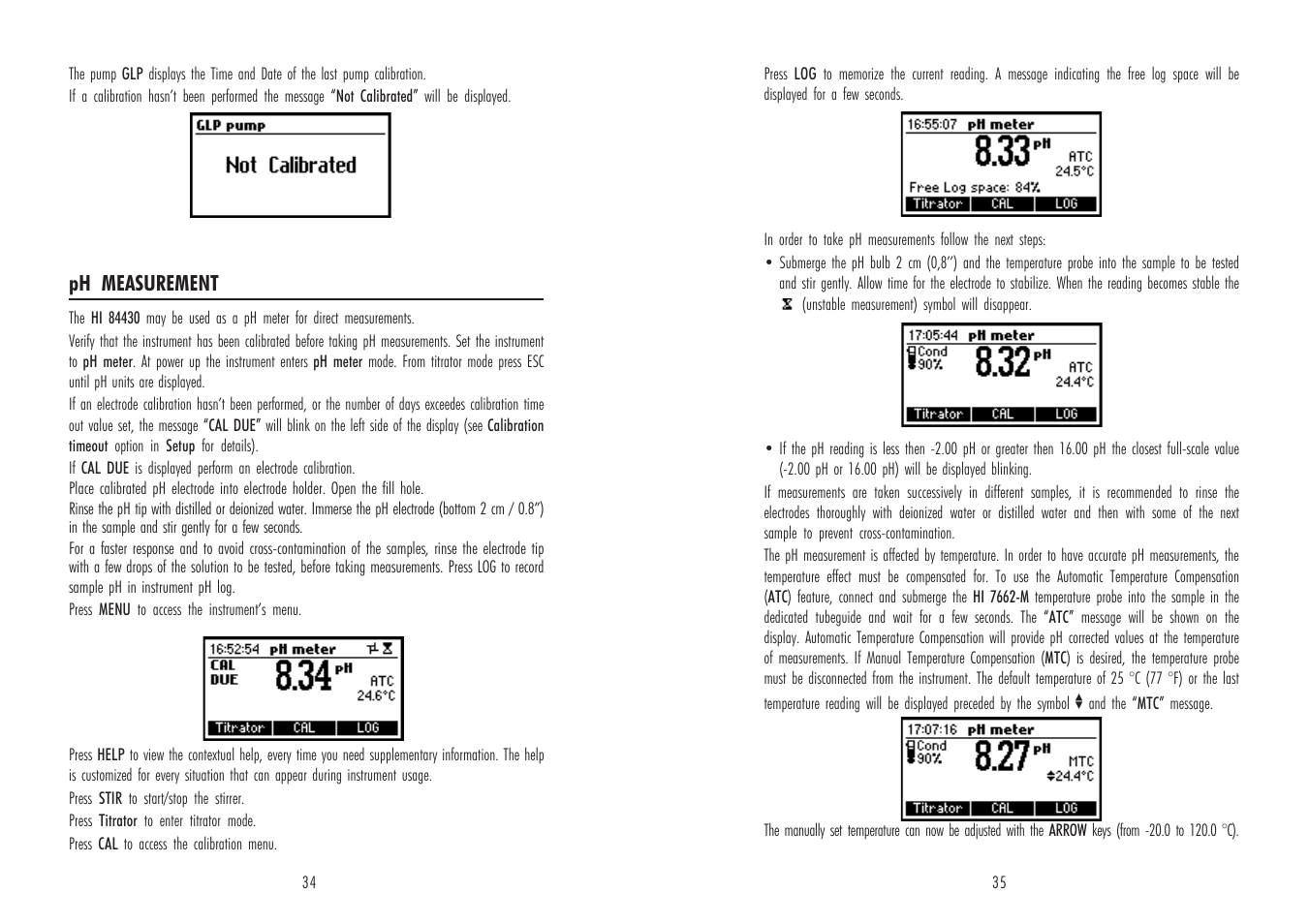 Hanna Instruments HI 84430 User Manual | Page 18 / 25