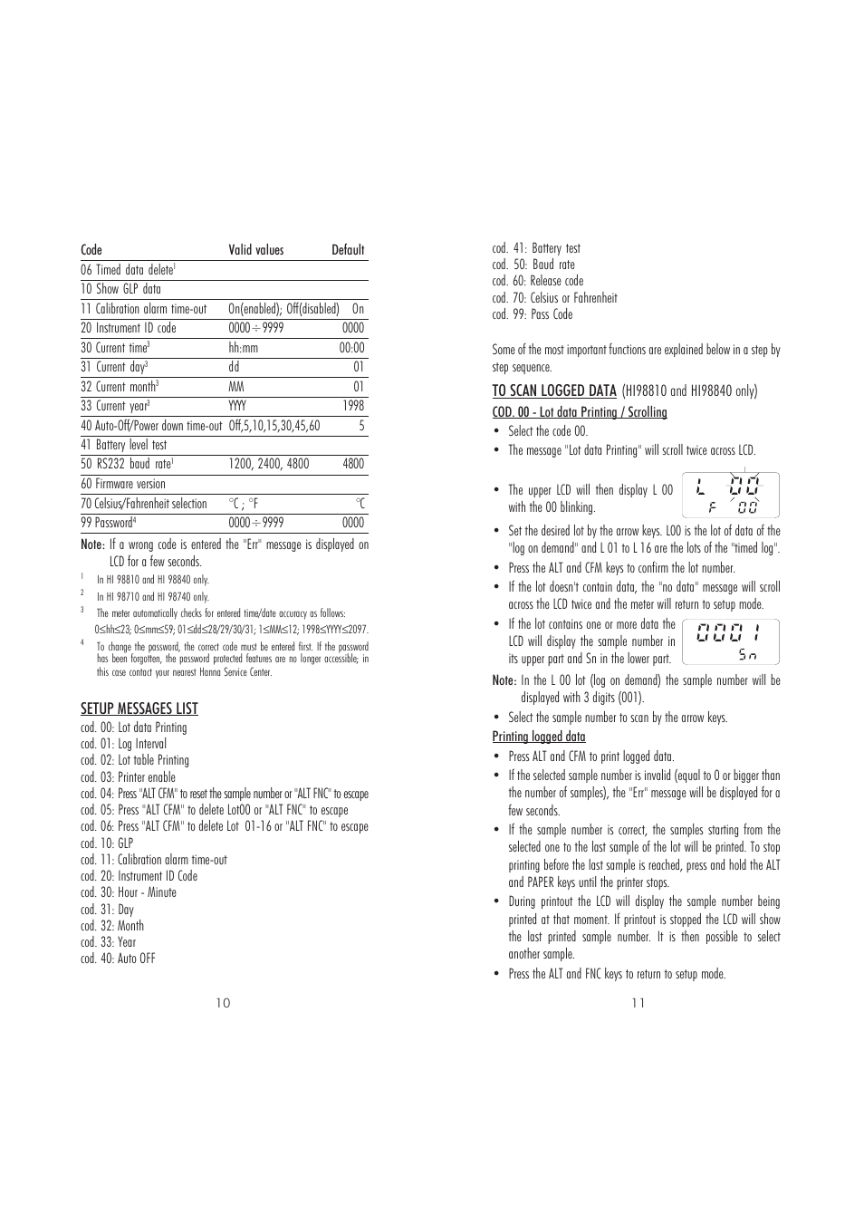 Hanna Instruments HI 98710 User Manual | Page 6 / 15