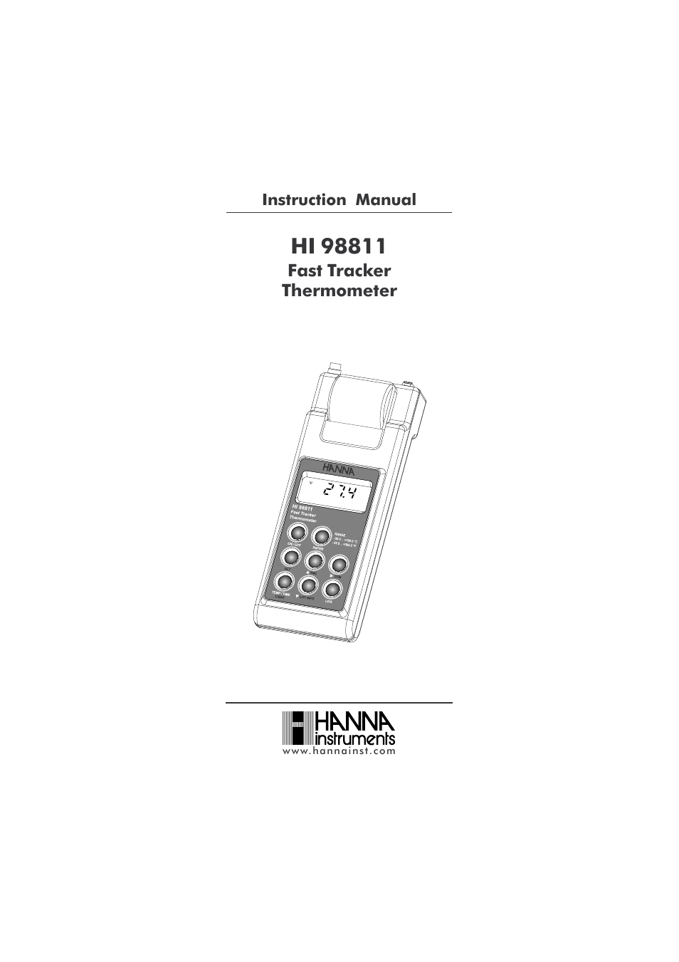 Hanna Instruments HI 98811 User Manual | 28 pages