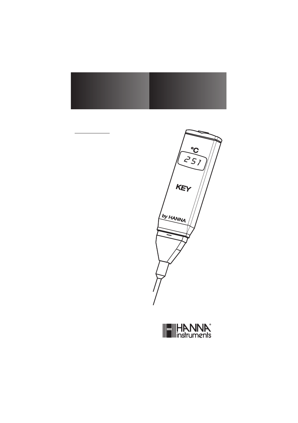 Hanna Instruments HI 98517 User Manual | 2 pages