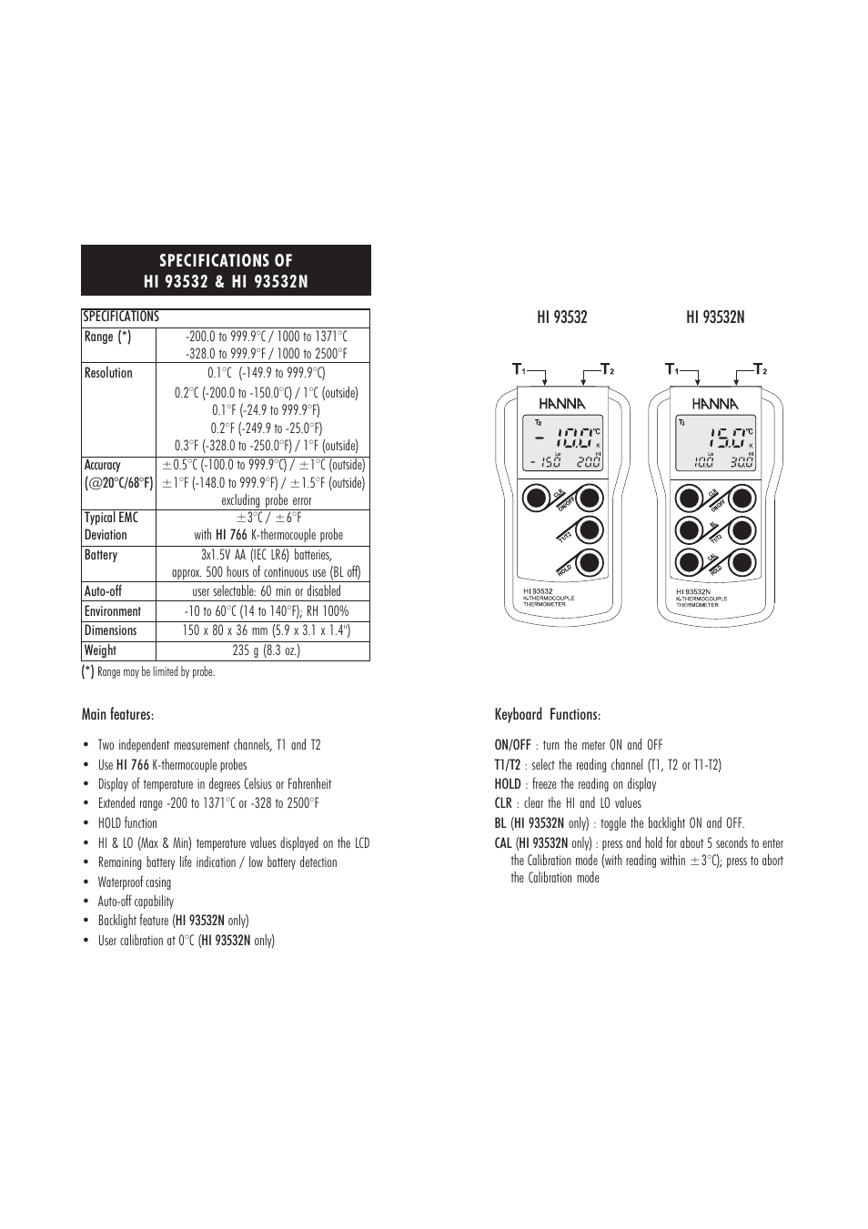 Hanna Instruments HI 93530 User Manual | Page 5 / 11