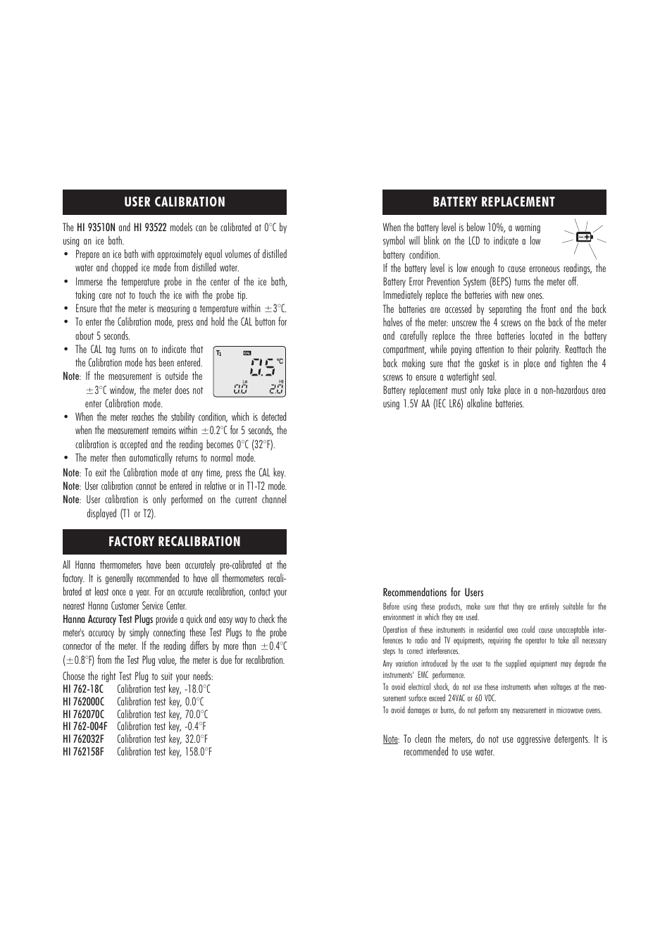 Hanna Instruments HI 93510 User Manual | Page 7 / 9