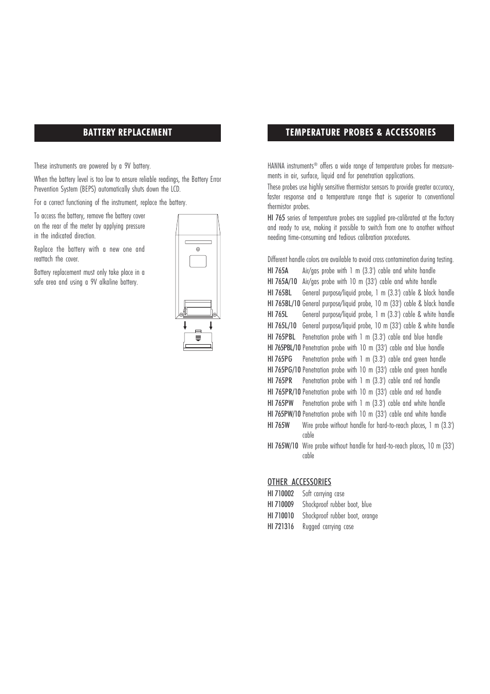Hanna Instruments HI 8751 User Manual | Page 5 / 7