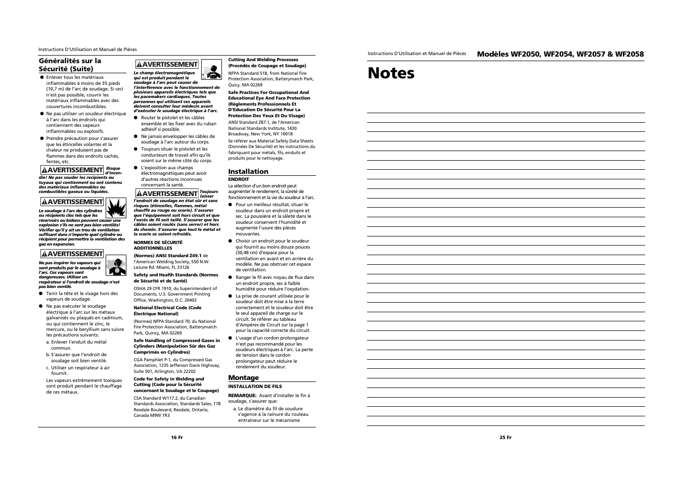 Campbell Hausfeld WF2058 User Manual | Page 16 / 20