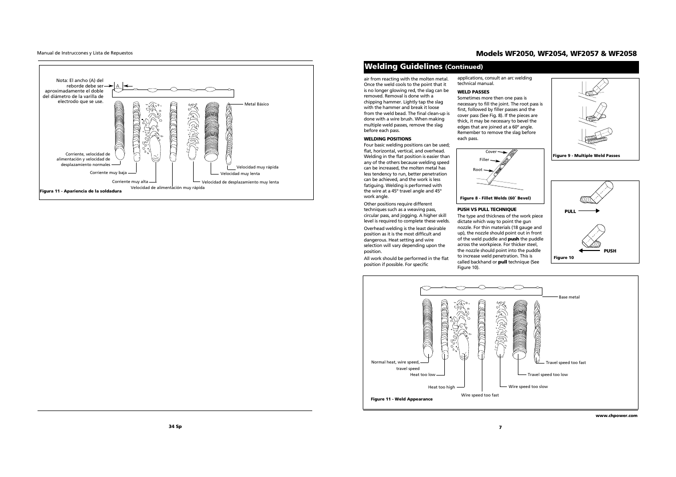 Welding guidelines | Campbell Hausfeld WF2058 User Manual | Page 7 / 20