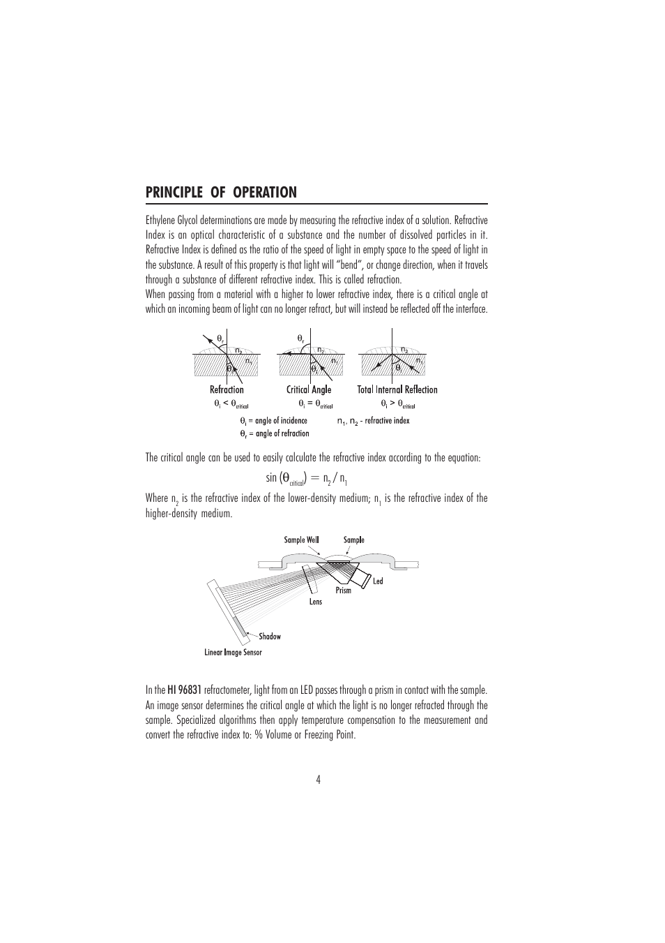 Principle of operation | Hanna Instruments HI 96831 User Manual | Page 4 / 12