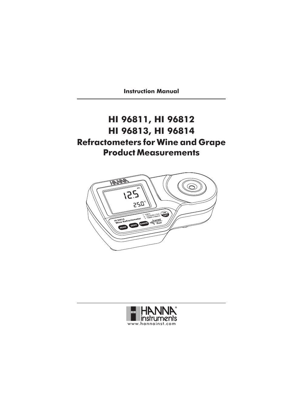 Hanna Instruments HI 96811 User Manual | 16 pages