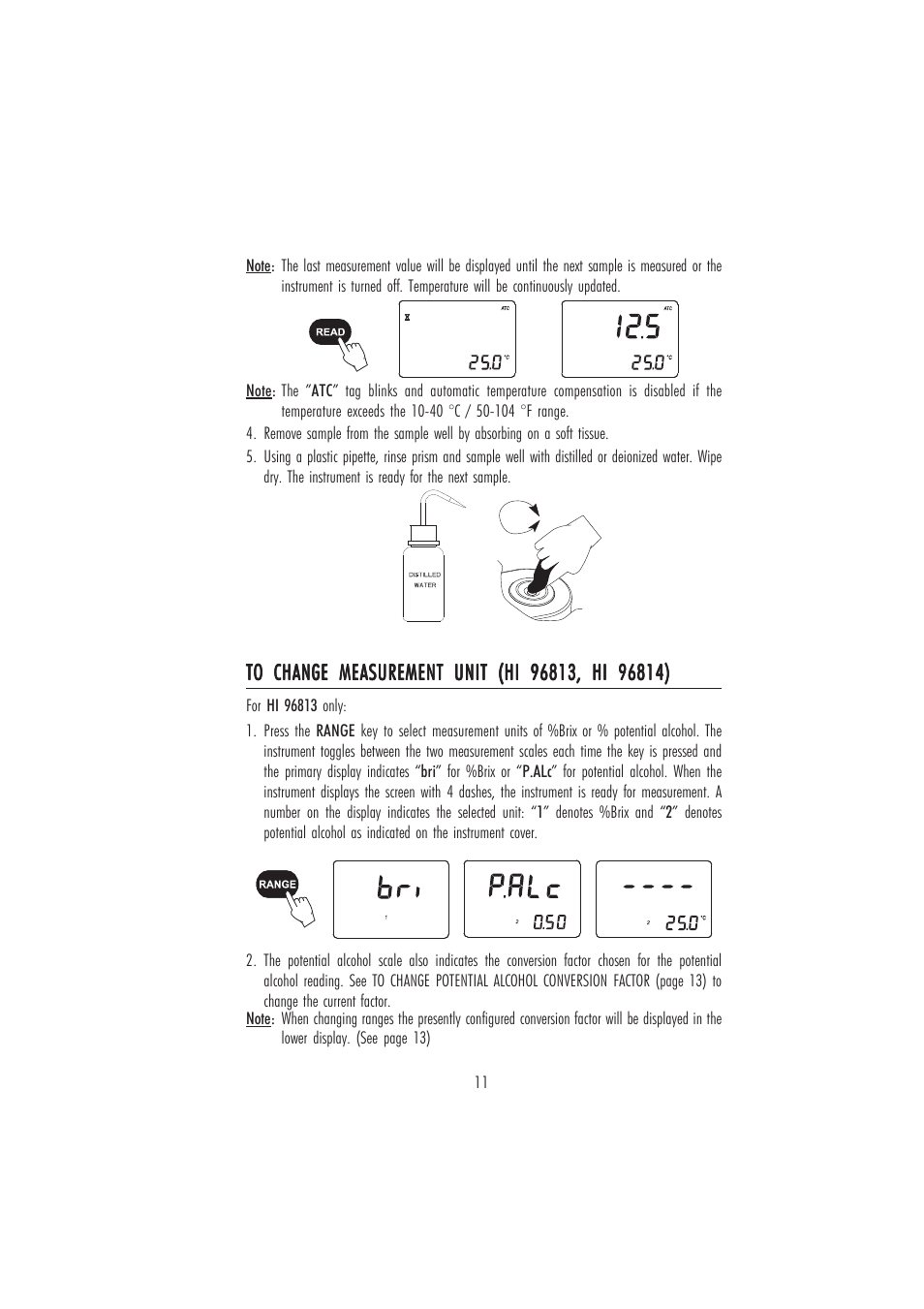 Hanna Instruments HI 96811 User Manual | Page 11 / 16