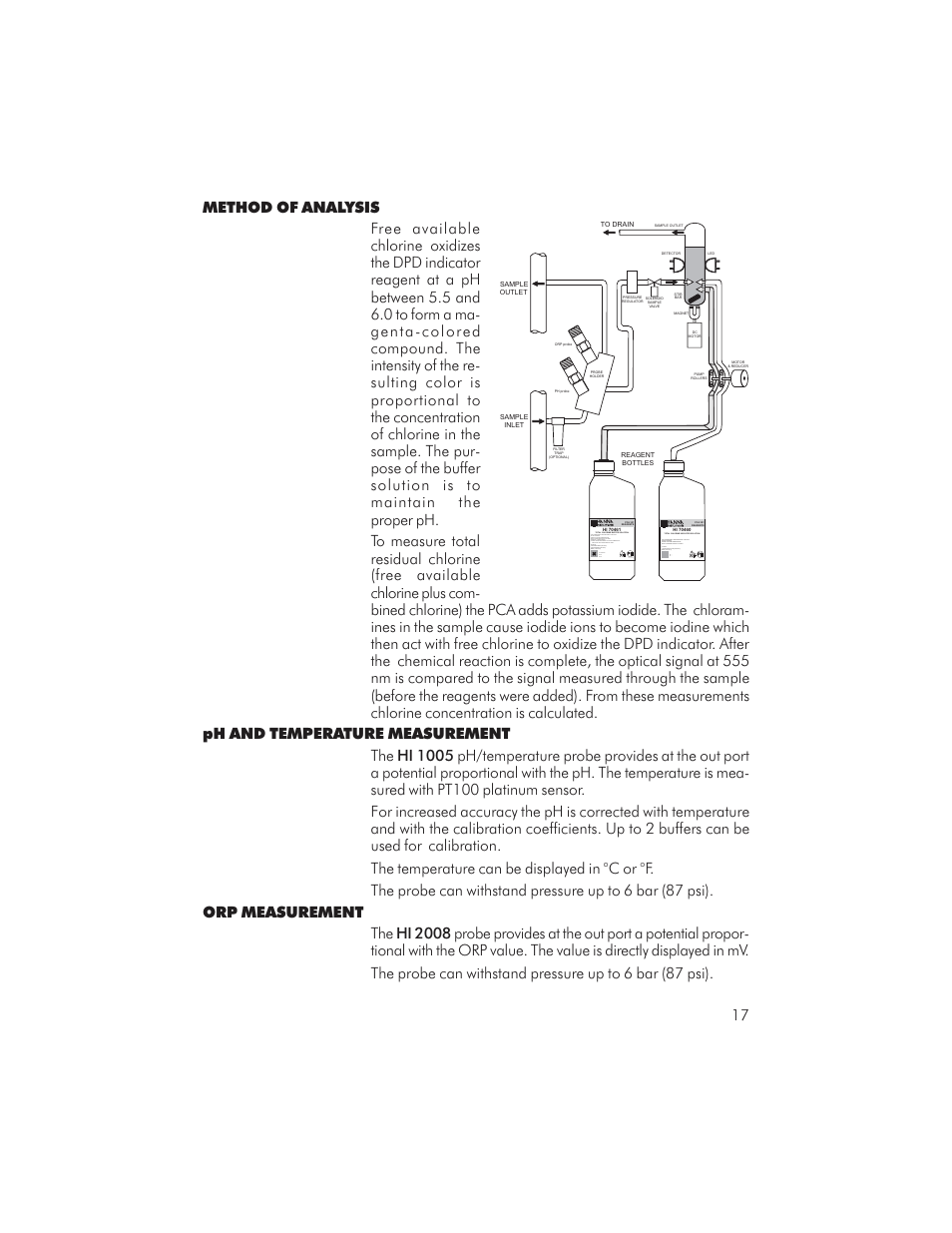 Hanna Instruments PCA 310 User Manual | Page 17 / 76