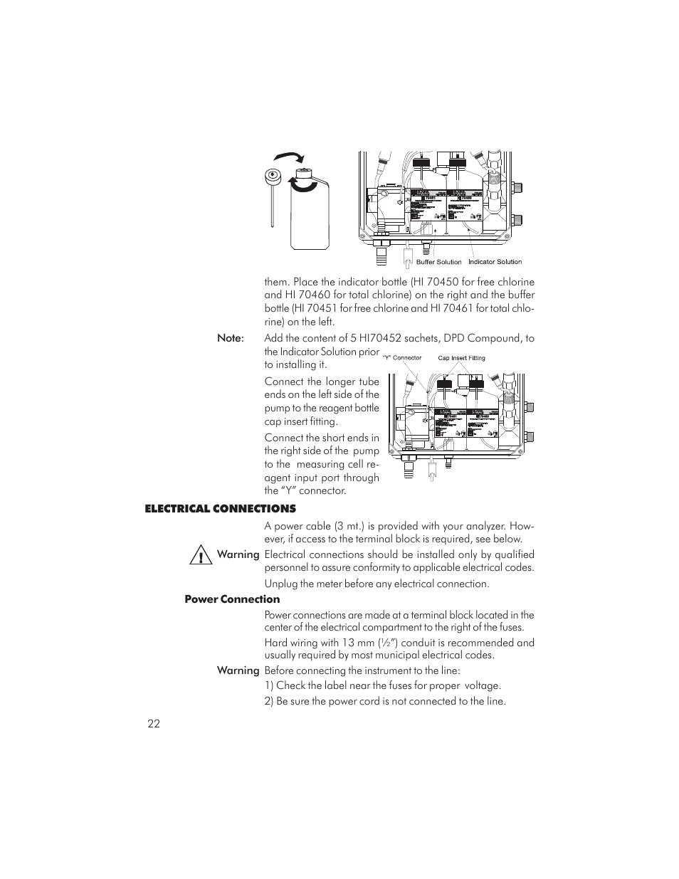 Hanna Instruments PCA 310 User Manual | Page 22 / 76