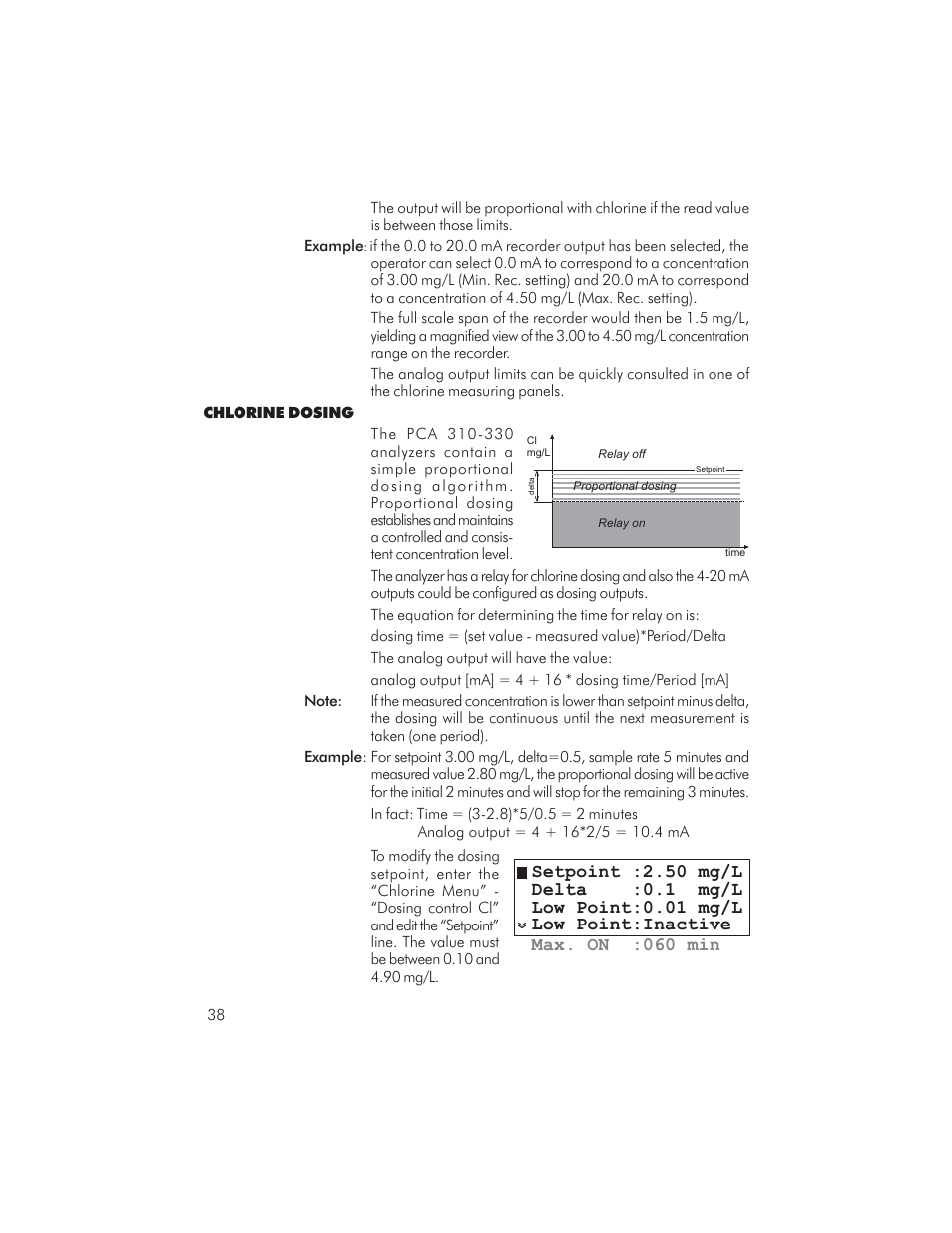 Hanna Instruments PCA 310 User Manual | Page 38 / 76