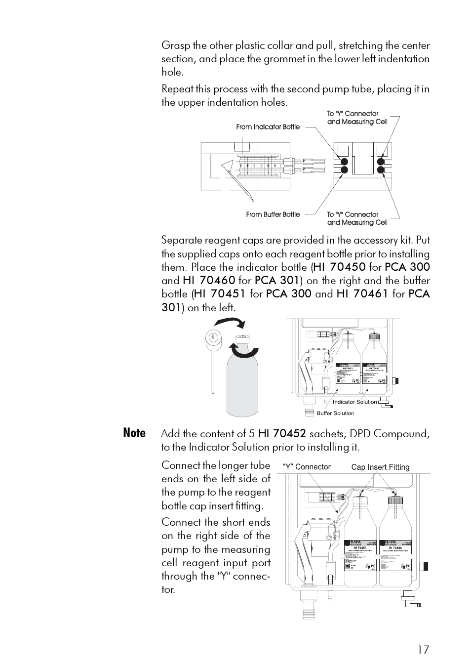 Hanna Instruments PCA 300 Series User Manual | Page 17 / 60