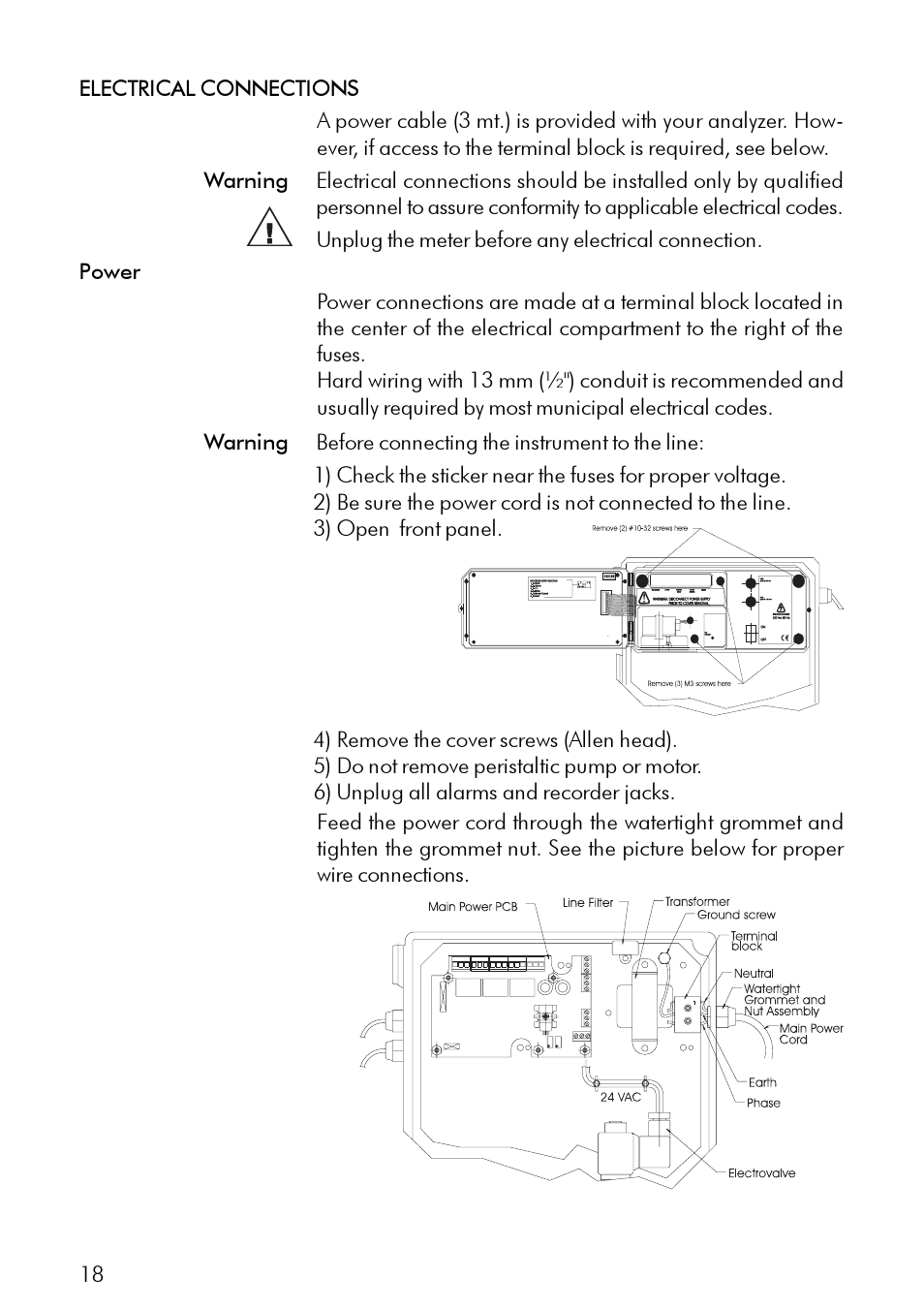 Hanna Instruments PCA 300 Series User Manual | Page 18 / 60