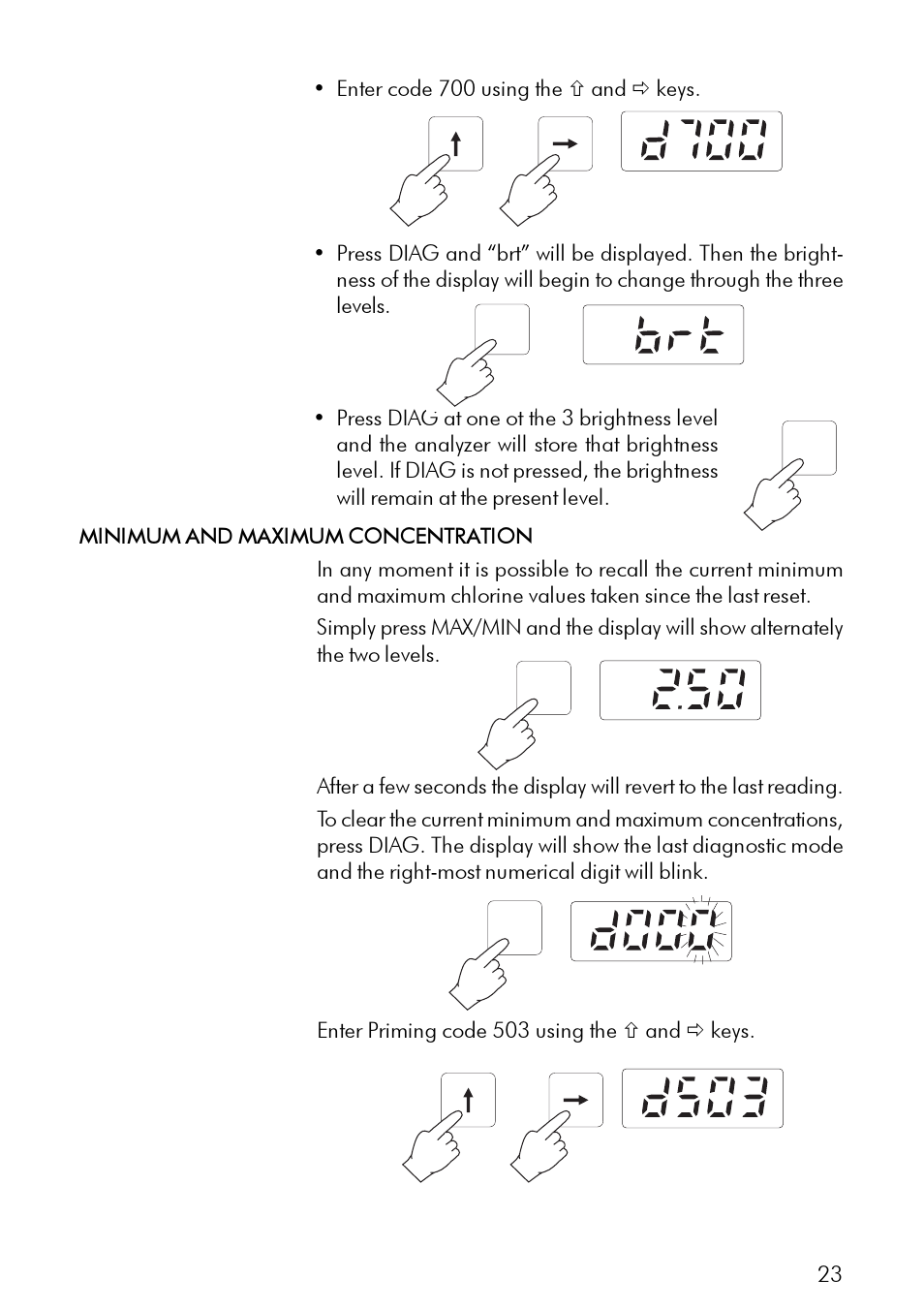 Hanna Instruments PCA 300 Series User Manual | Page 23 / 60