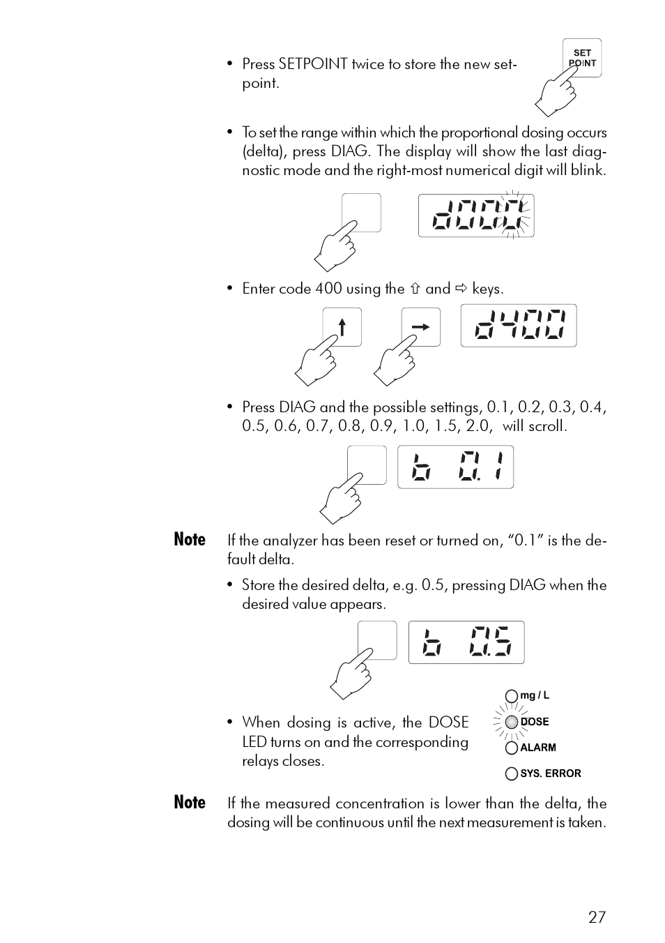 Hanna Instruments PCA 300 Series User Manual | Page 27 / 60
