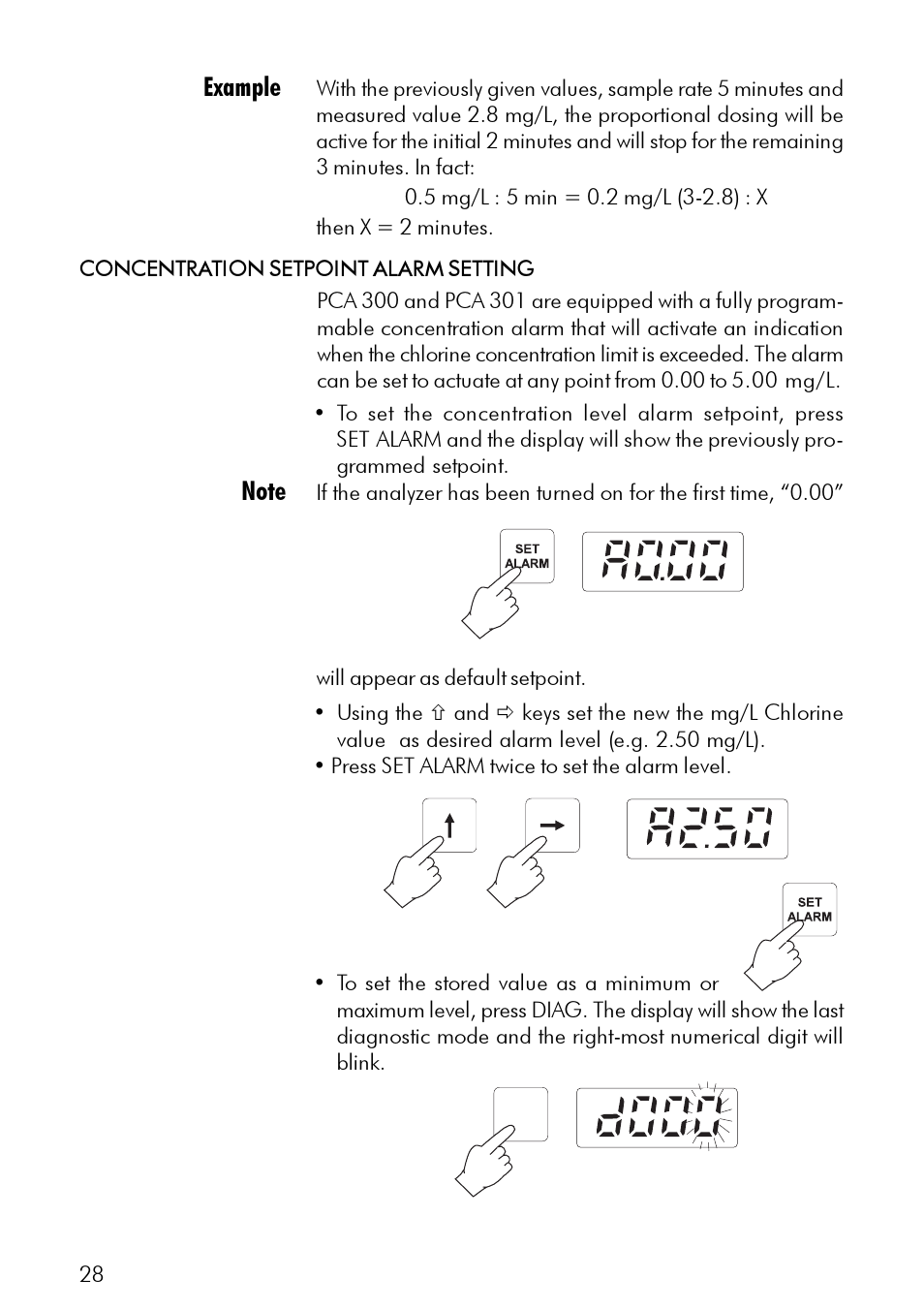 Example | Hanna Instruments PCA 300 Series User Manual | Page 28 / 60