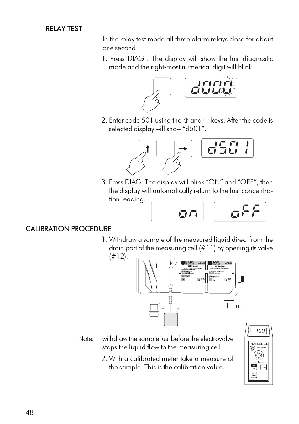 Hanna Instruments PCA 300 Series User Manual | Page 48 / 60