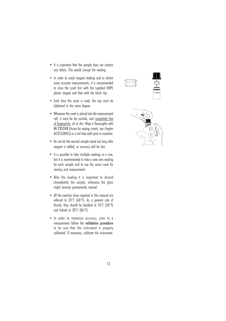 Hanna Instruments HI 95747C User Manual | Page 12 / 20