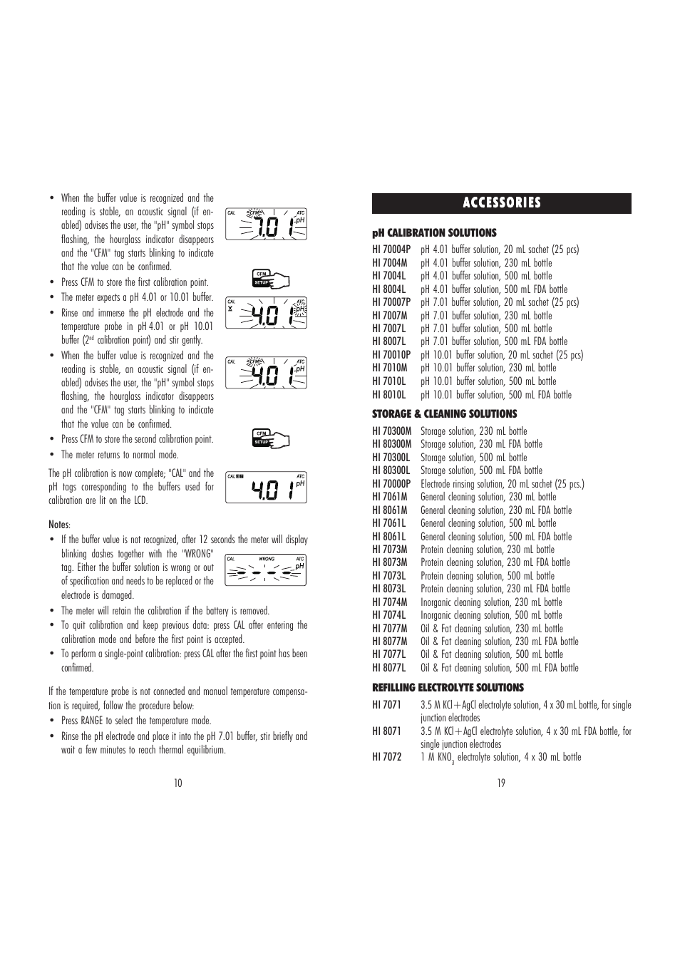 Hanna Instruments HI8424 User Manual | Page 10 / 14