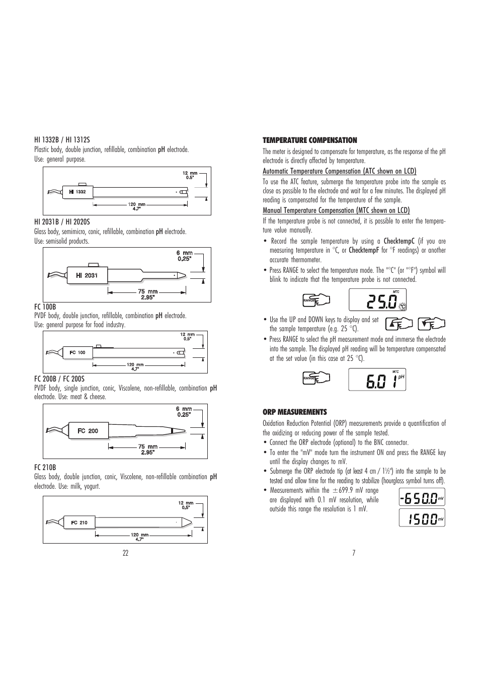 Hanna Instruments HI8424 User Manual | Page 7 / 14