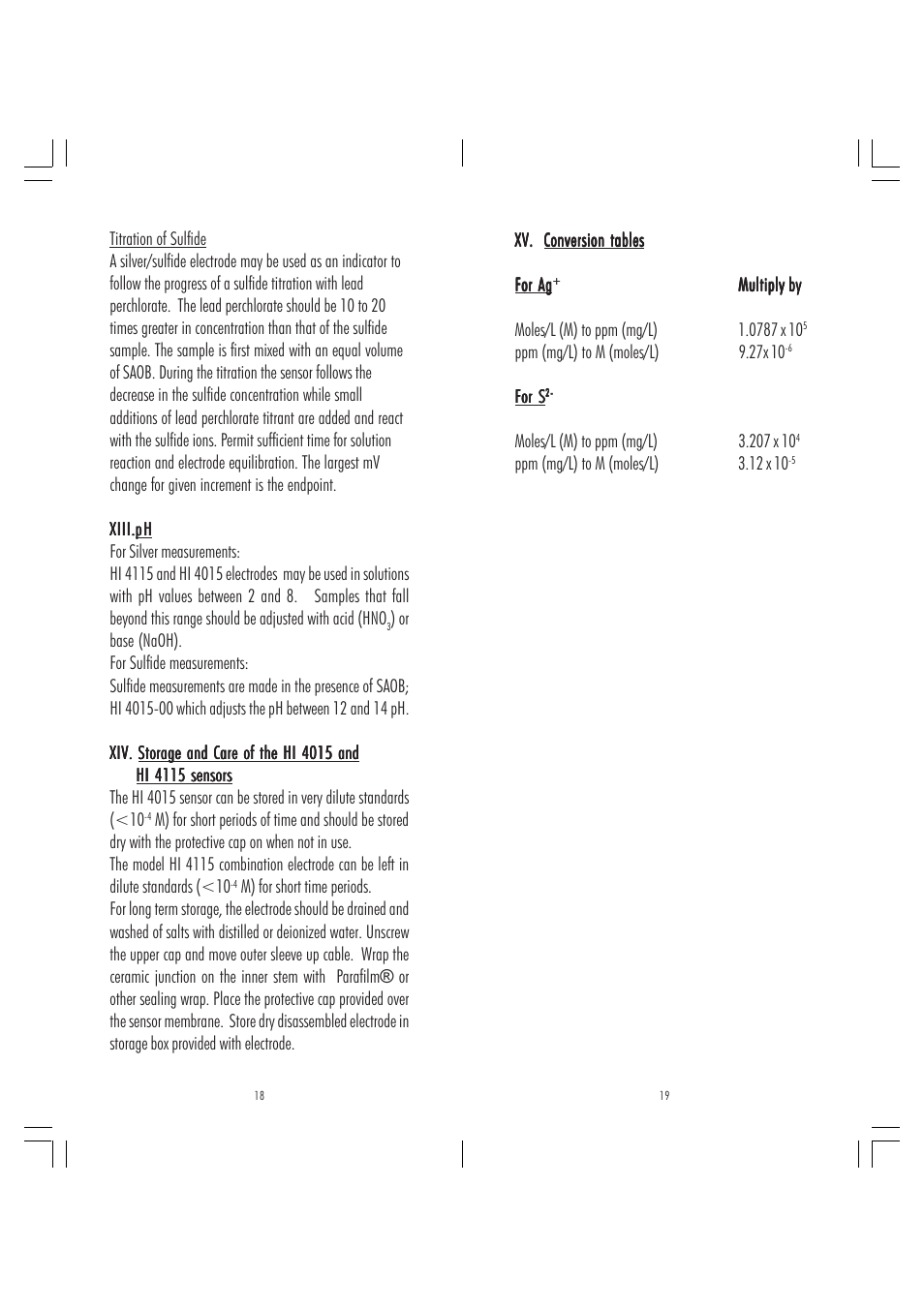 Hanna Instruments HI4115 User Manual | Page 10 / 11