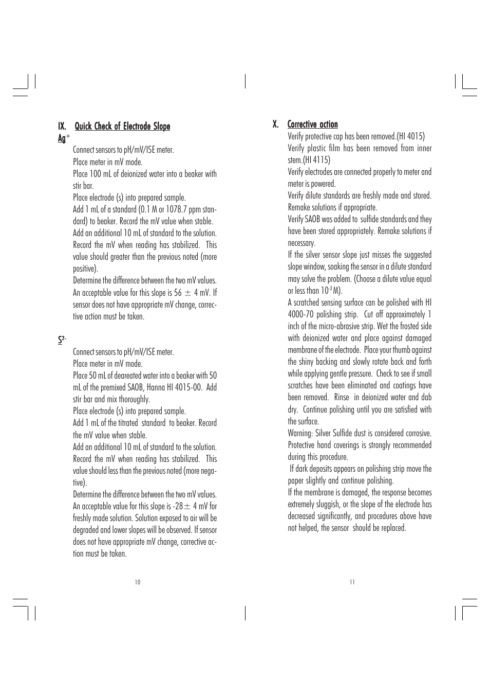 Hanna Instruments HI4115 User Manual | Page 6 / 11