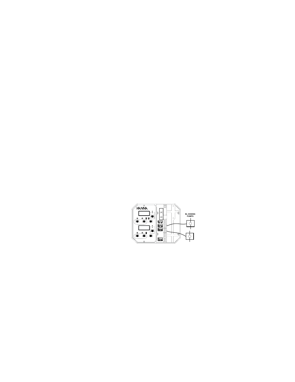Conductivity/tds probe connection, Relay connections, Alarm connections | Hanna Instruments HI 5000 User Manual | Page 16 / 36