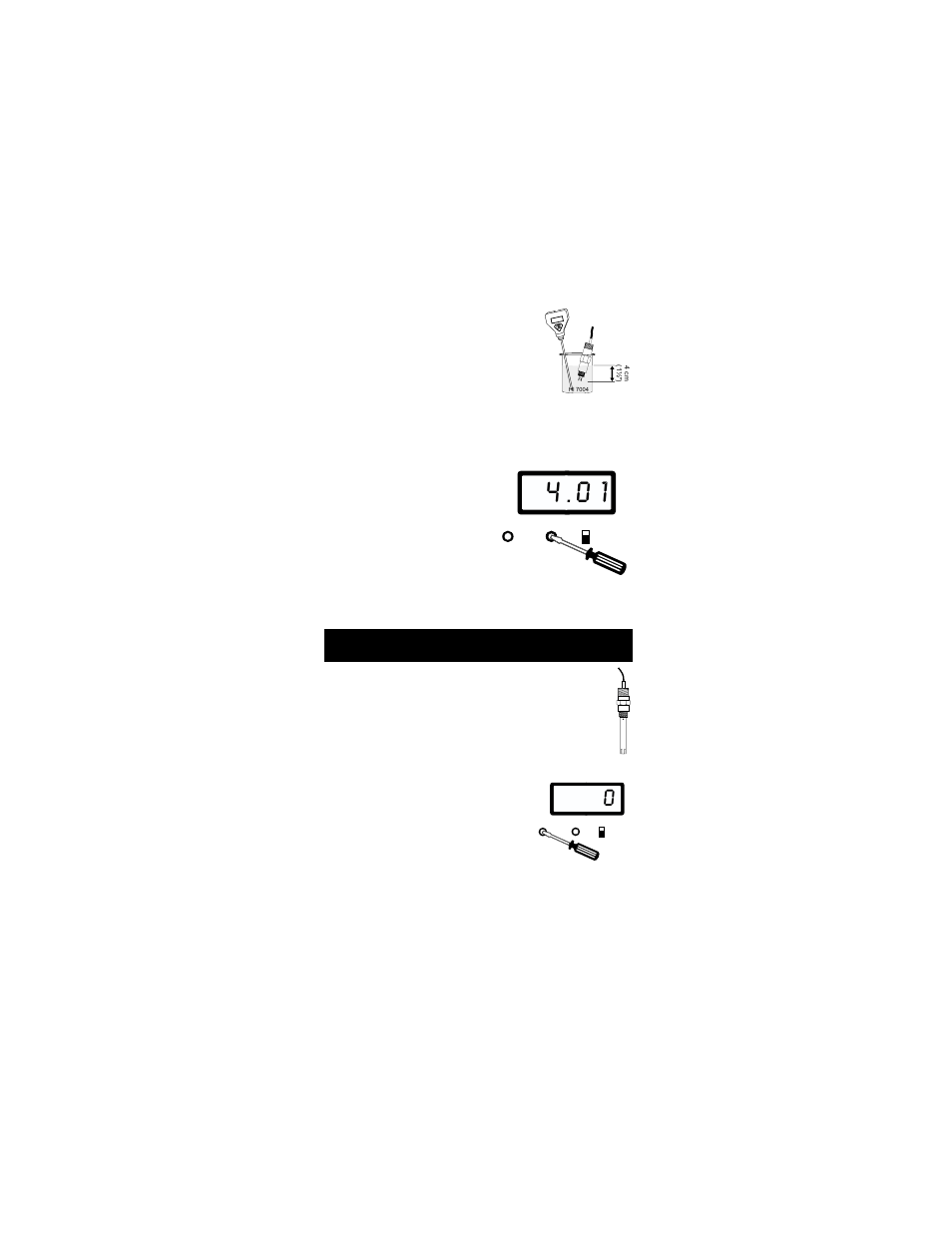 Adjustement of setpoint, Slope adjustment, Zero adjustment | Hanna Instruments HI 5000 User Manual | Page 21 / 36