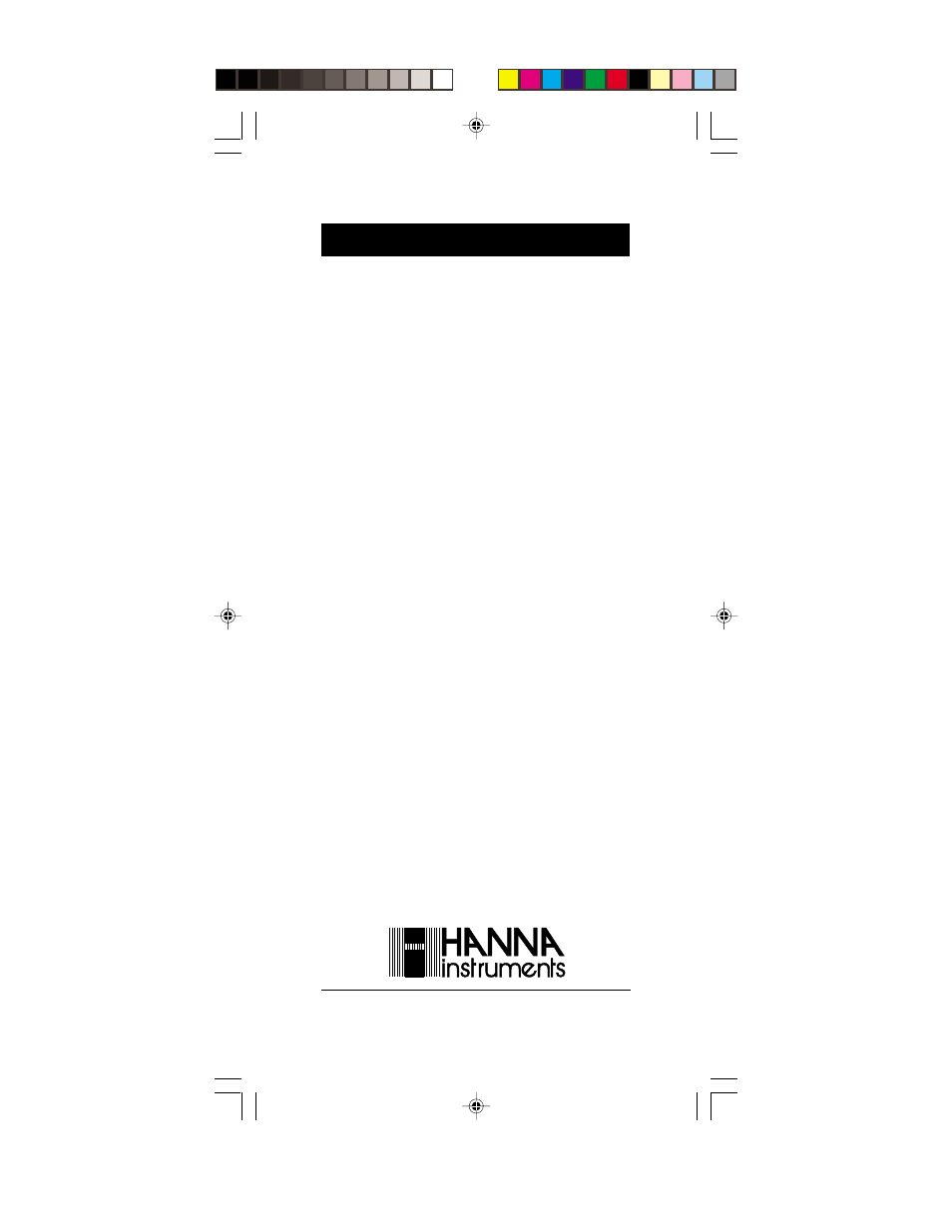 Hanna Instruments HI 9931 User Manual | Page 28 / 28
