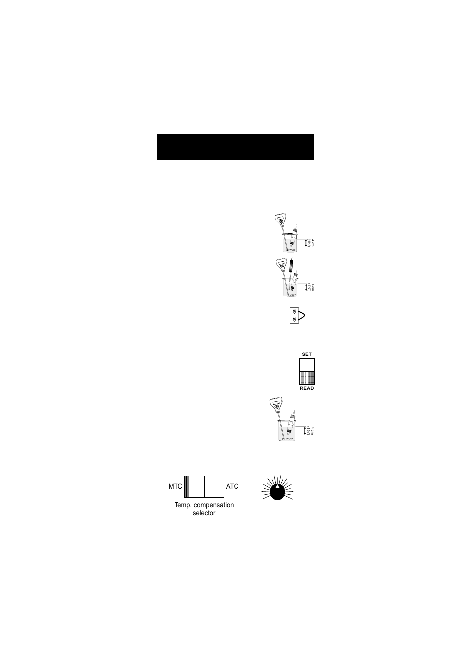 Offset adjustment | Hanna Instruments HI 9910 User Manual | Page 20 / 40