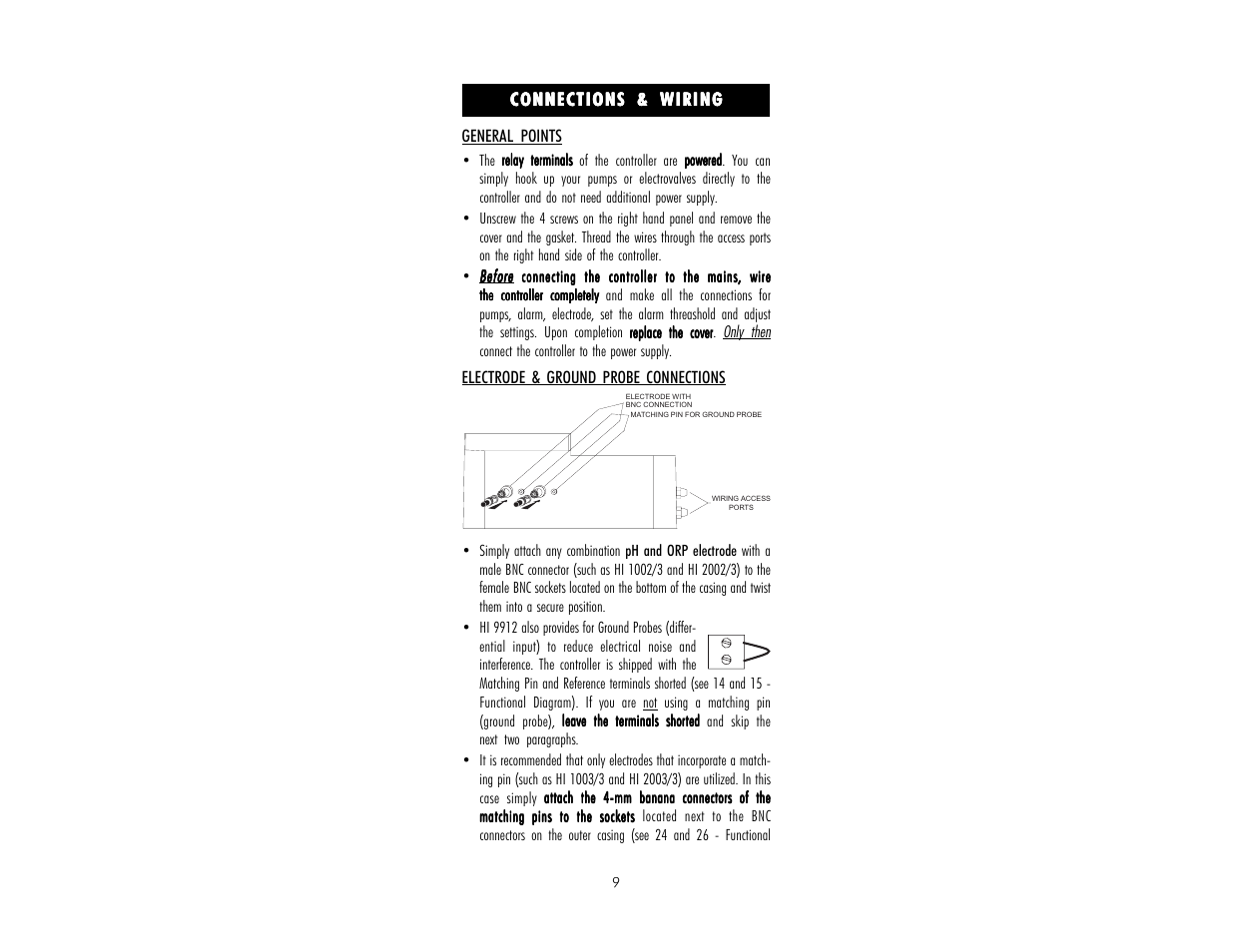 Hanna Instruments HI 9912 User Manual | Page 9 / 28