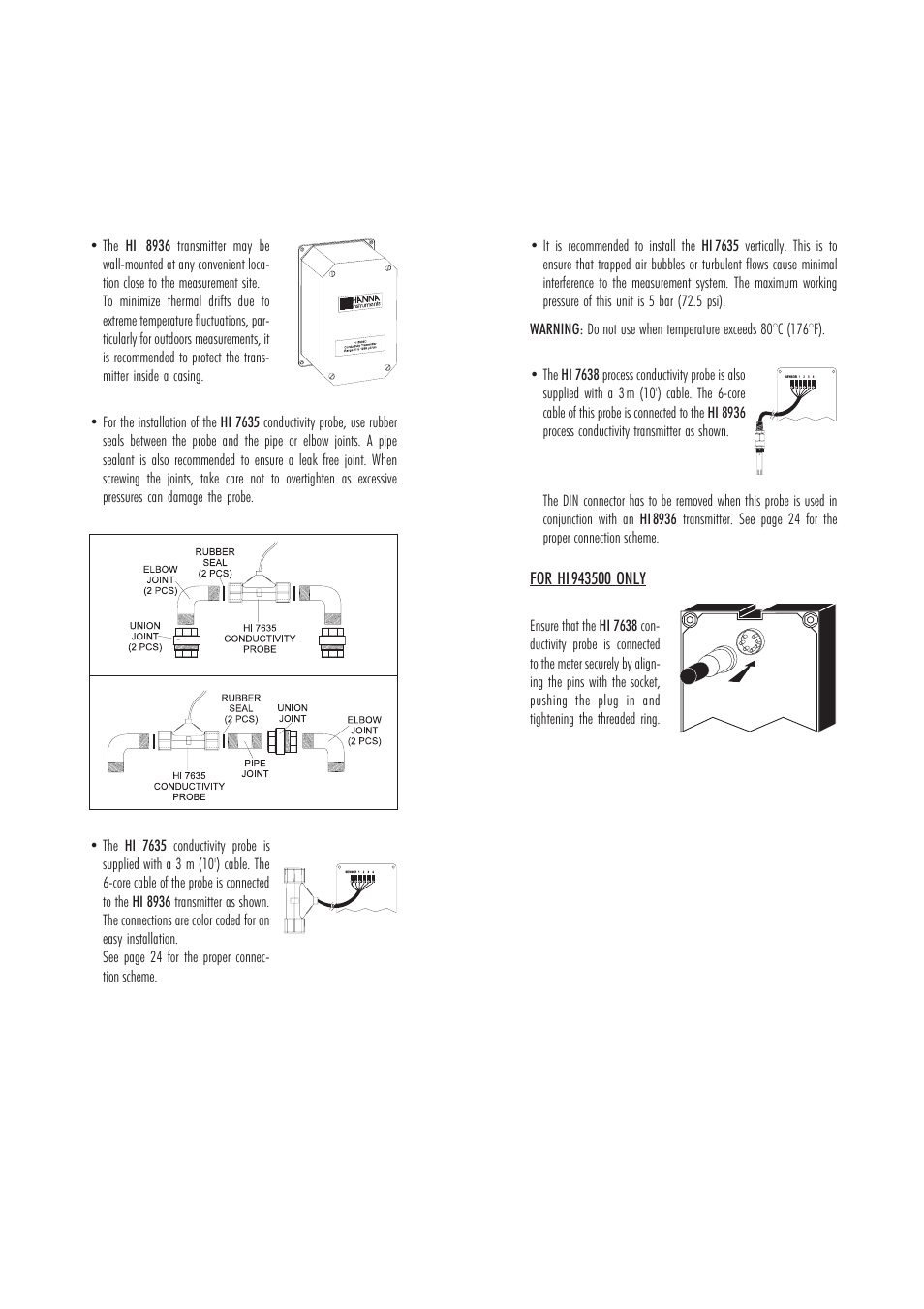 Hanna Instruments HI 943500A User Manual | Page 14 / 27