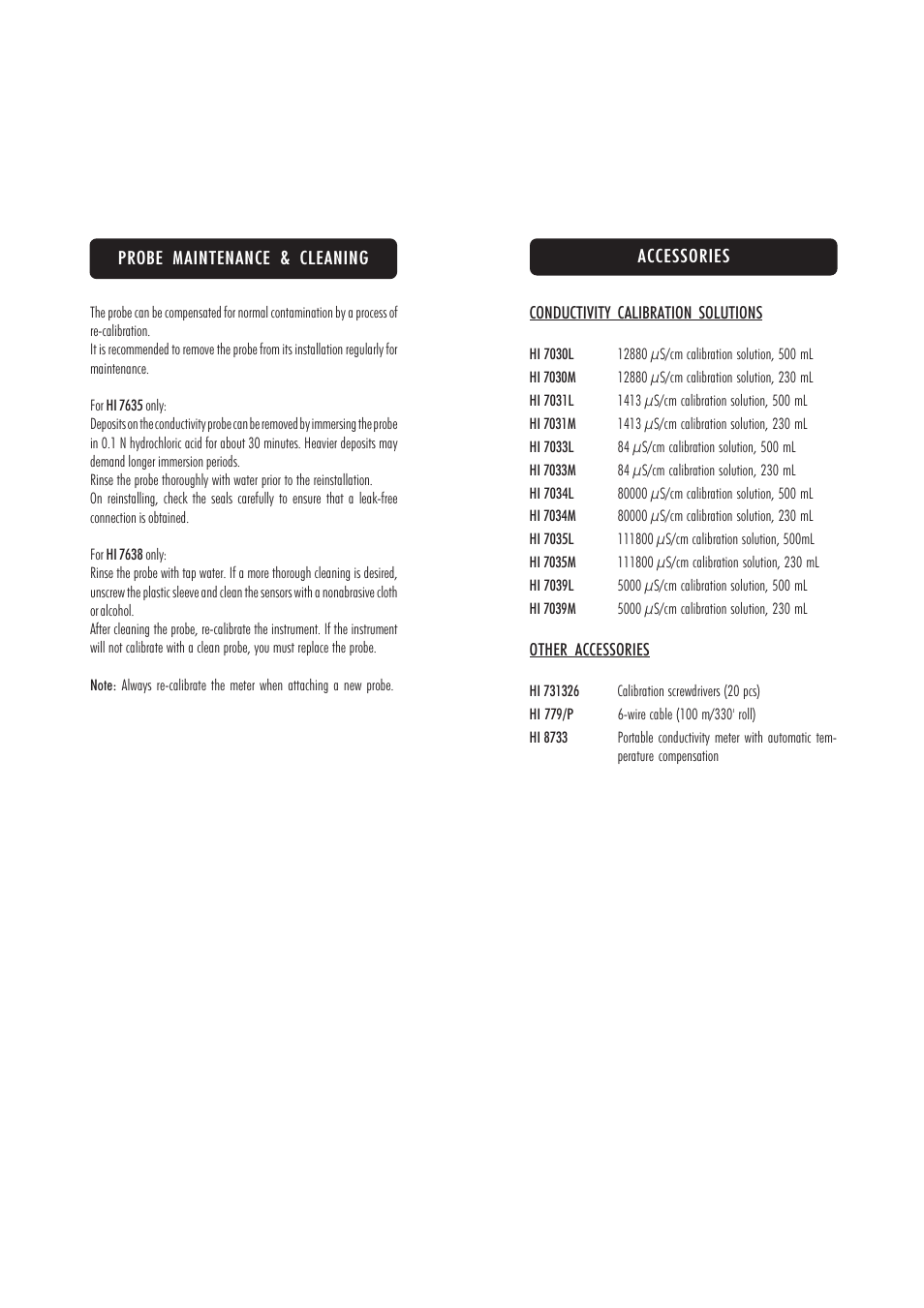 Hanna Instruments HI 943500A User Manual | Page 24 / 27