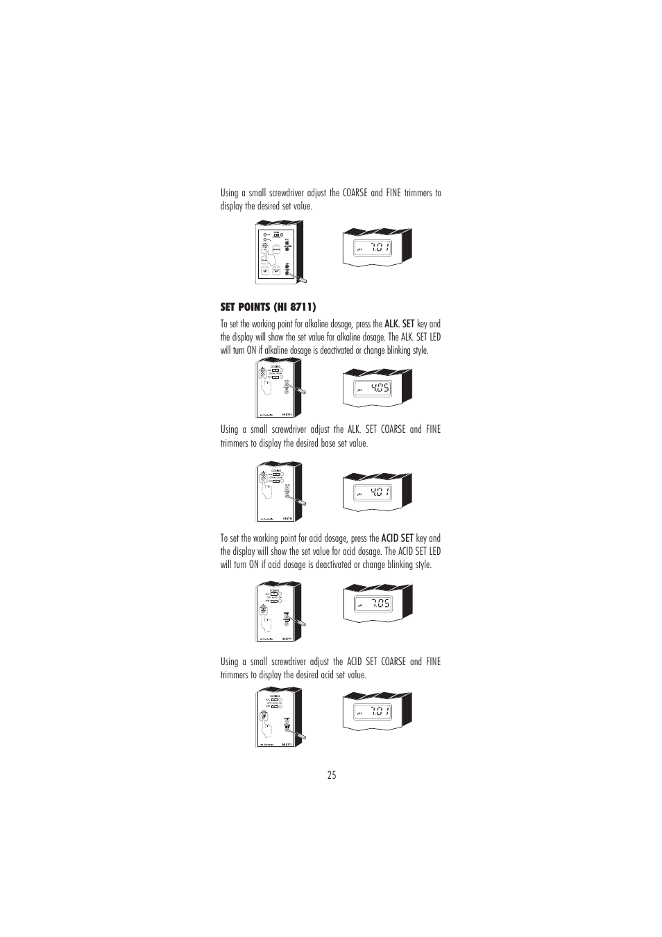 Hanna Instruments HI 8711 User Manual | Page 25 / 48