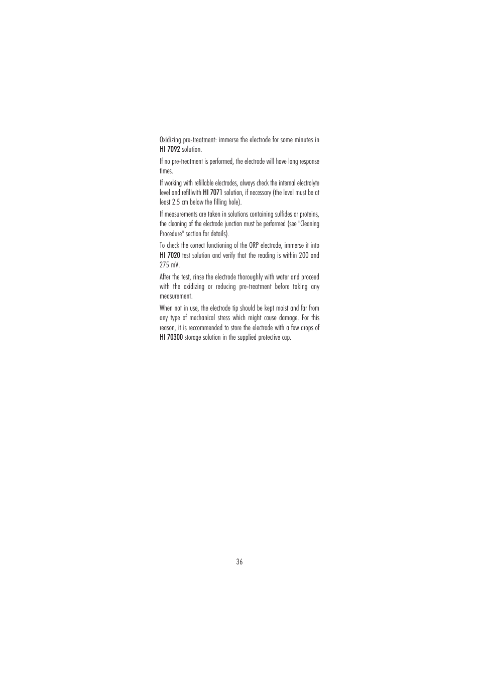 Hanna Instruments HI 8711 User Manual | Page 36 / 48