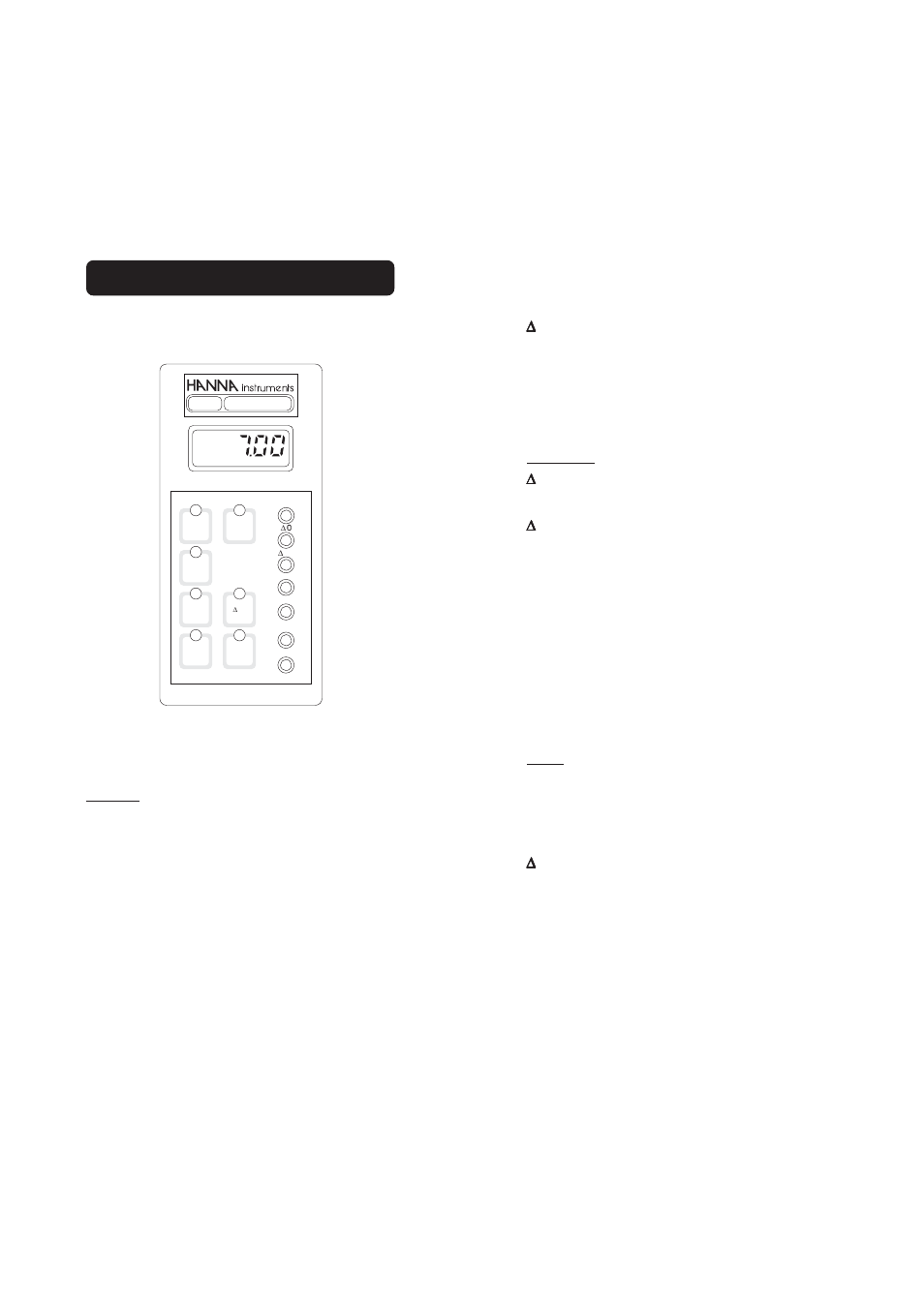 Hanna Instruments HI 8510 User Manual | Page 9 / 29