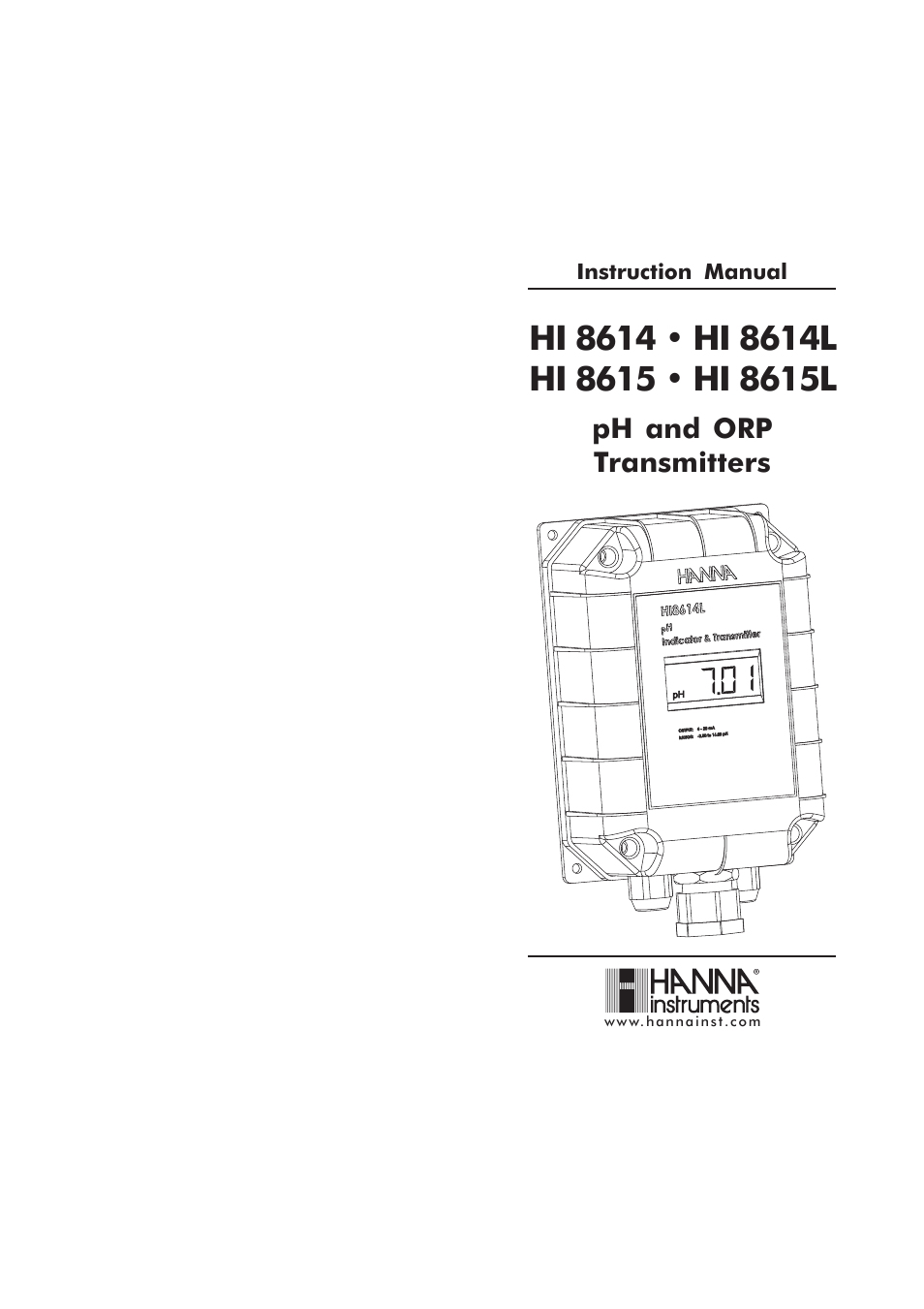 Hanna Instruments HI 8614N User Manual | 17 pages