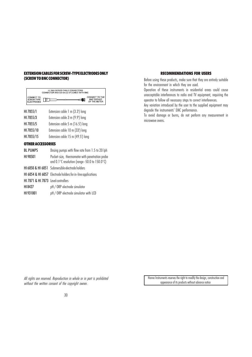 Hanna Instruments HI 8614N User Manual | Page 16 / 17