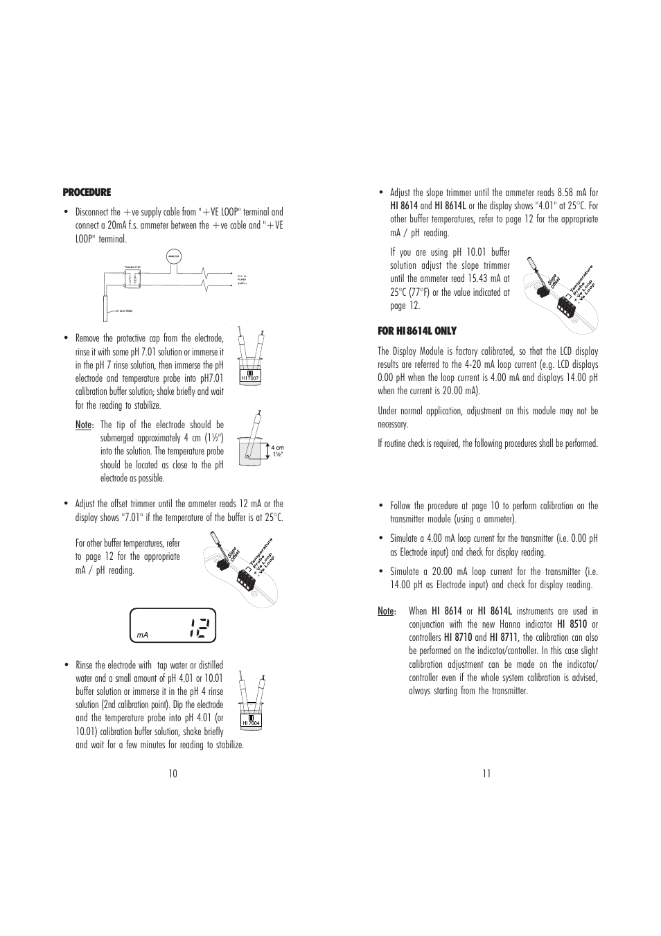Hanna Instruments HI 8614N User Manual | Page 6 / 17