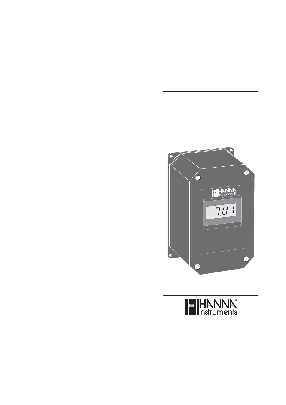 Hanna Instruments HI 8614 User Manual | 19 pages