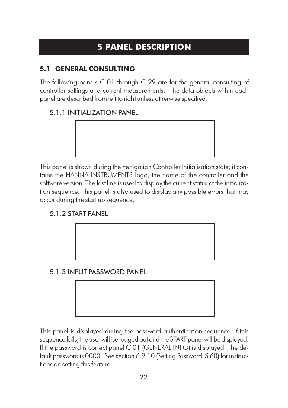 5 panel description | Hanna Instruments HI 8000 Series User Manual | Page 22 / 88