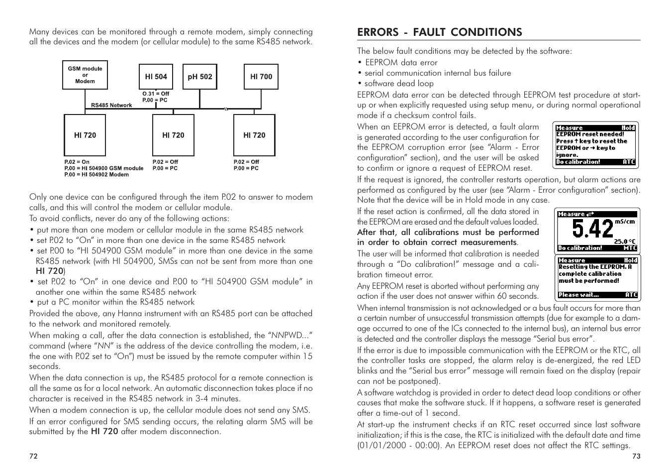 Hanna Instruments HI 720 Series User Manual | Page 37 / 43