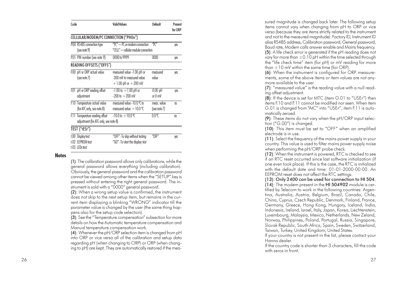 Hanna Instruments HI 504910 User Manual | Page 14 / 35
