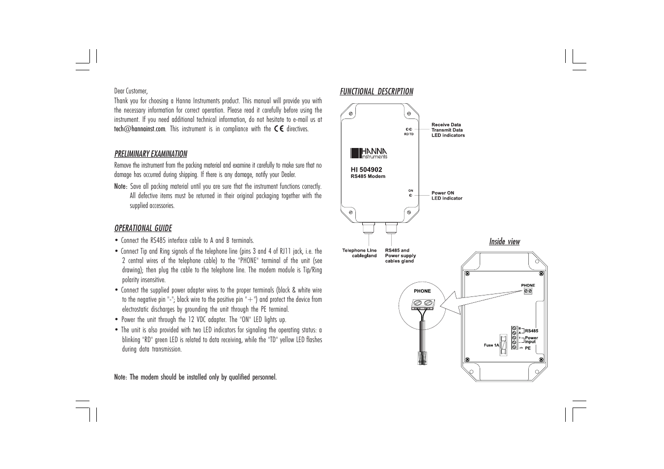 Hanna Instruments HI 504902 User Manual | Page 2 / 2