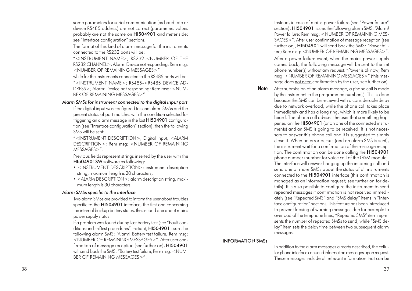 Hanna Instruments HI 504901 User Manual | Page 20 / 35