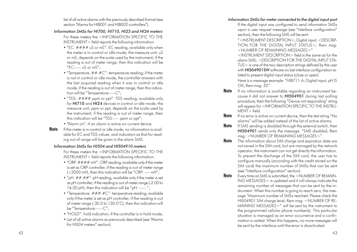 Hanna Instruments HI 504901 User Manual | Page 22 / 35