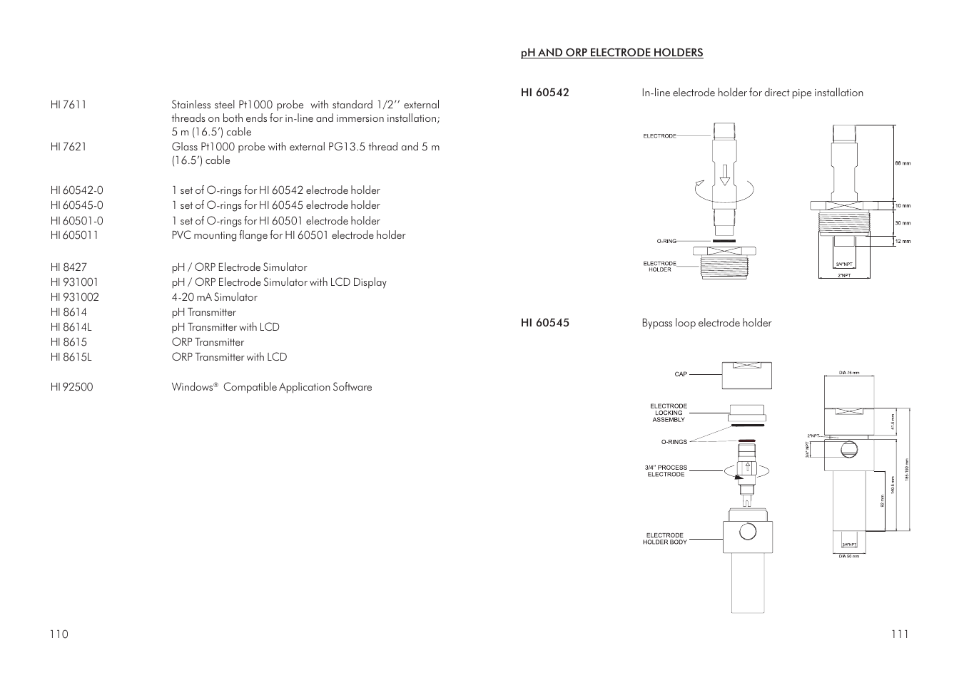 Hanna Instruments HI 504 User Manual | Page 56 / 59
