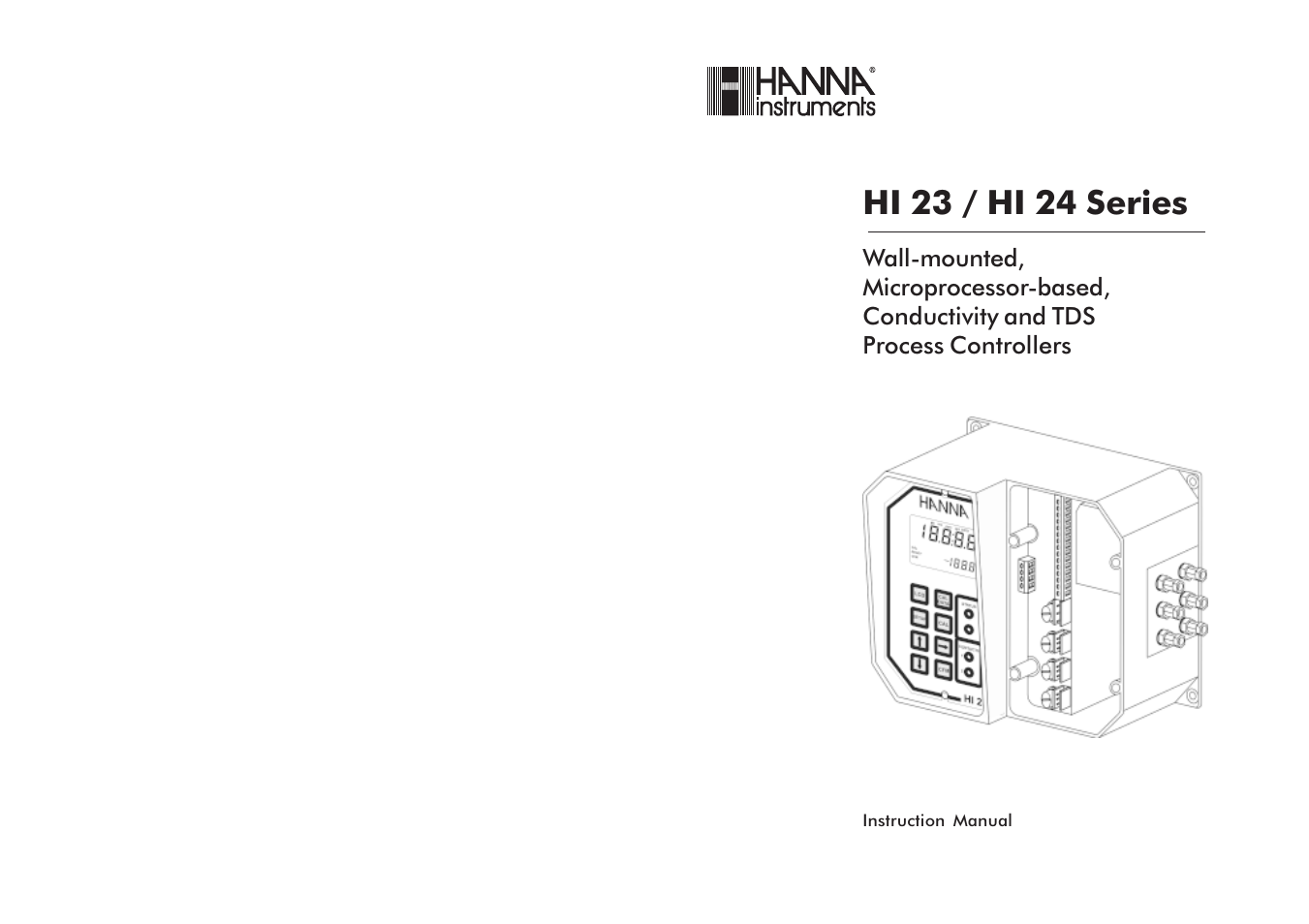 Hanna Instruments HI 23 User Manual | 31 pages