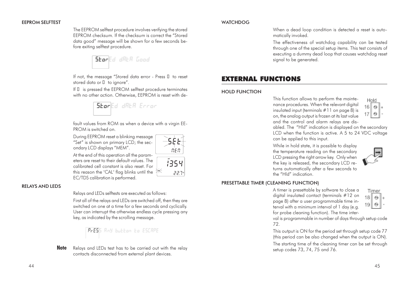 External functions | Hanna Instruments HI 23 User Manual | Page 23 / 31